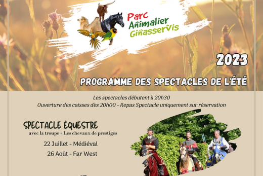 Programme des spectacles nocturnes de l&#8217;été 2023